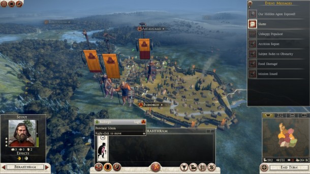 A városok kiterjedése jelentősen megnőtt a korábbi Total War-okhoz képest