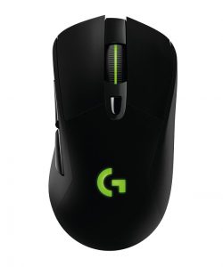 G403 Prodigy Gaming Mouse - top Green Cord