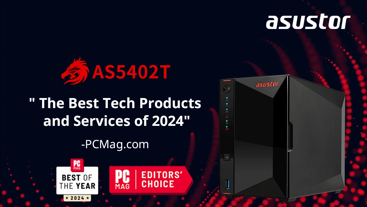 az-asustor-as5402t-elnyerte-a-pcmag-editors-choice-es-a-2024-legjobb-technologiai-termekei-dijat